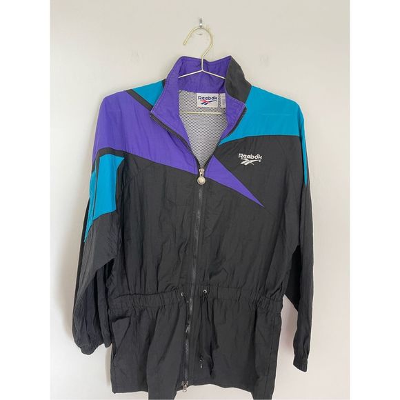 REEBOK Vintage Nylon Jacket Size Medium - Picture 2 of 5